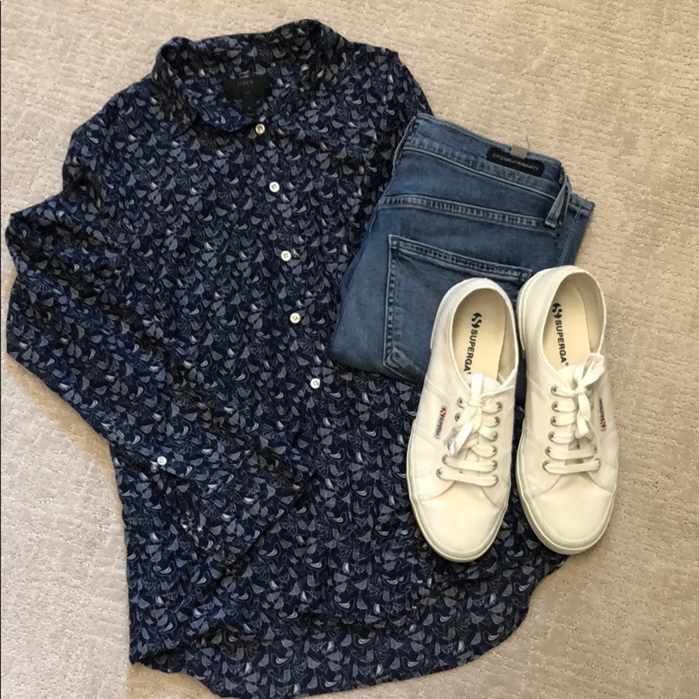 J. Crew Bird Boy Fit Top